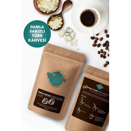 Historical Peninsula Coffee Shop Freshly Ground Medium Roasted and Powdered Mastic Turkish Coffee 100 gr - MALLTURK