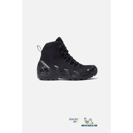 Vaneda 1240 V-Clutch Michelin Pro Mid Nubuck Black Women's Boots - MALLTURK