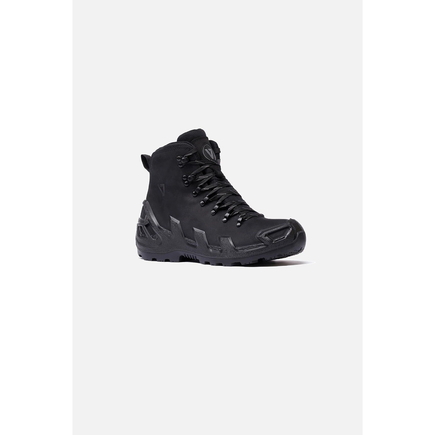 Vaneda 1240 V-Clutch Michelin Pro Mid Nubuck Black Women's Boots - MALLTURK