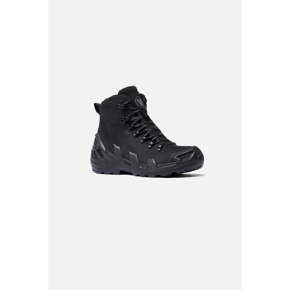 Vaneda 1240 V-Clutch Michelin Pro Mid Nubuck Black Women's Boots - MALLTURK