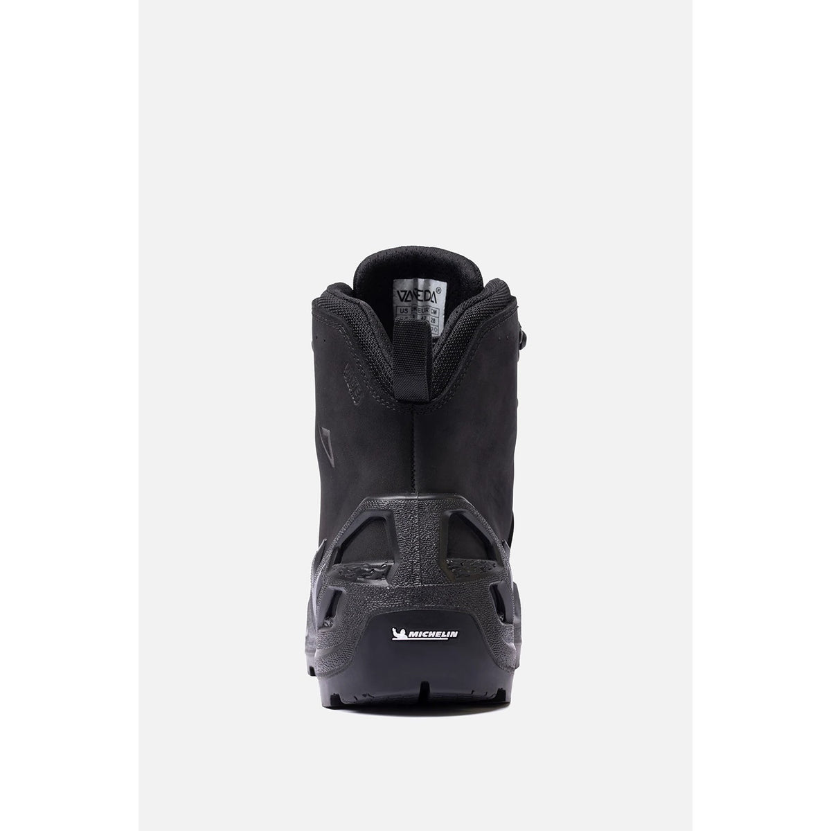 Vaneda 1240 V-Clutch Michelin Pro Mid Nubuck Black Women's Boots - MALLTURK