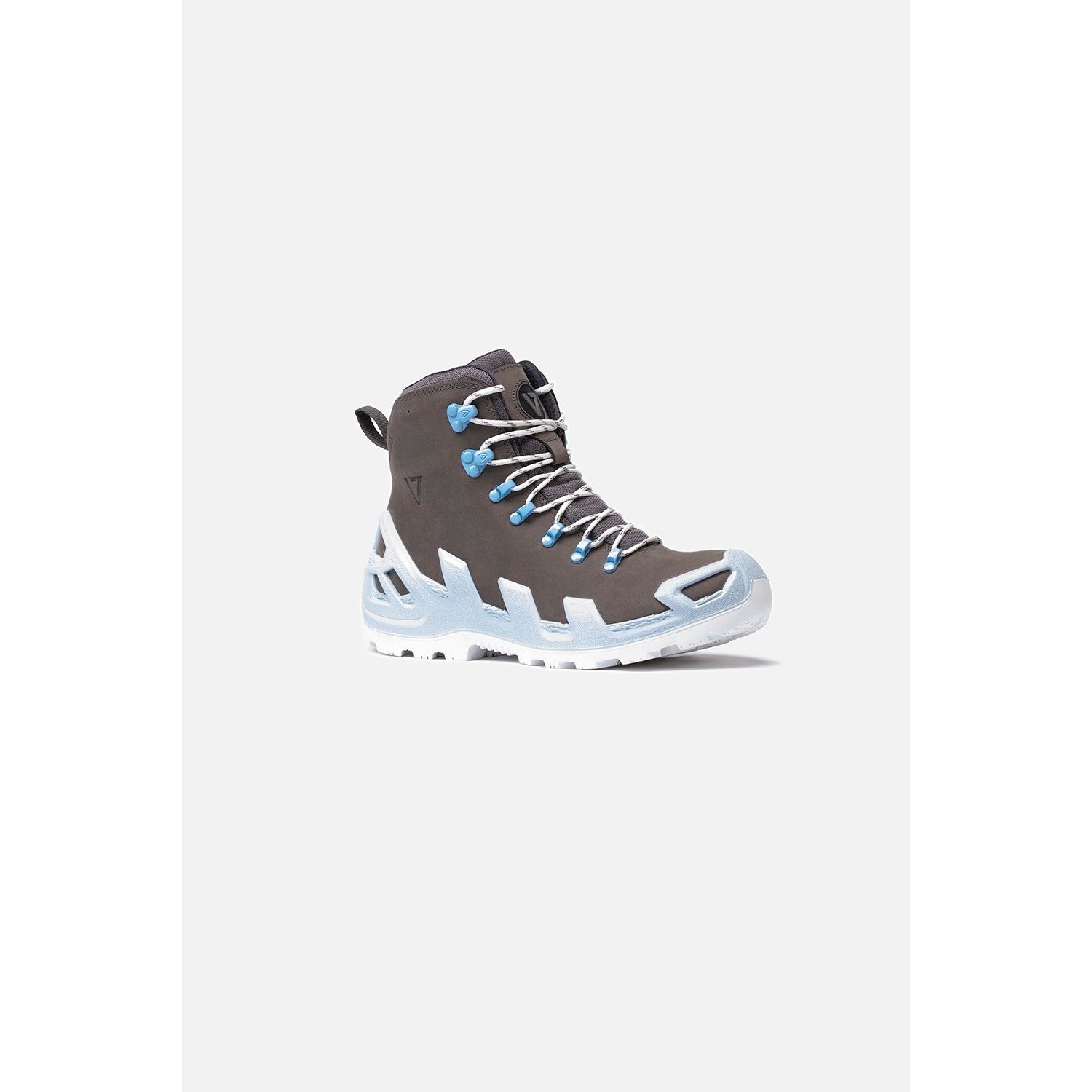 Vaneda 1240 V-Clutch Michelin Pro Mid Nubuck Grey Men's Boots - MALLTURK