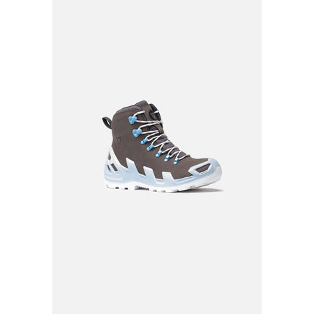 Vaneda 1240 V-Clutch Michelin Pro Mid Nubuck Grey Men's Boots - MALLTURK