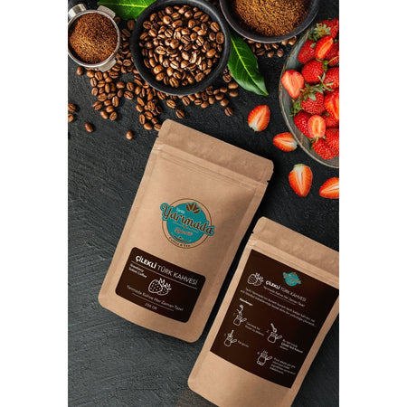 Tarihi Yarimada Kahvecisi Freshly Ground Medium Roast Wild Strawberry Turkish Coffee 100 g - MALLTURK