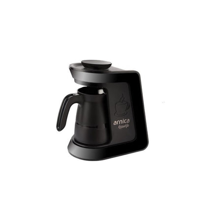 Arnica Kopuklu Eko Automatic Turkish Coffee Maker, Black, 4-Cup Capacity - MALLTURK