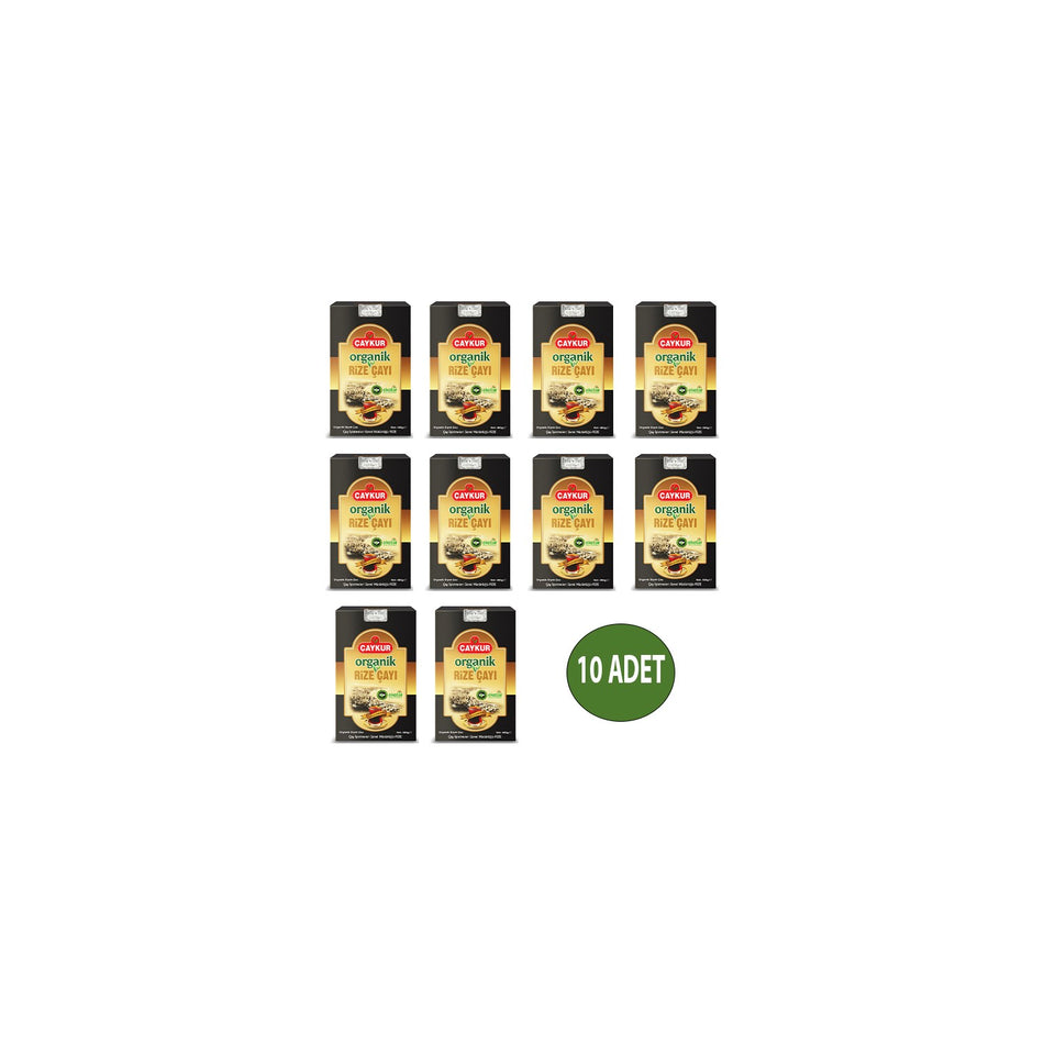 Caykur Organik Rize tea 400 g x 10 pieces - MALLTURK