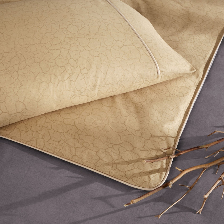 Tac Riven Biyeli Single Duvet Cover Set Anthracite - MALLTURK