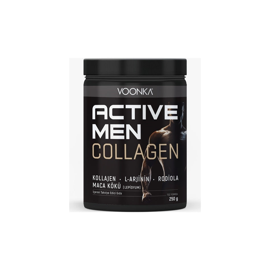 Voonka Active Men 250 g Collagen Powder Formula Green Apple Flavor For Men Formula