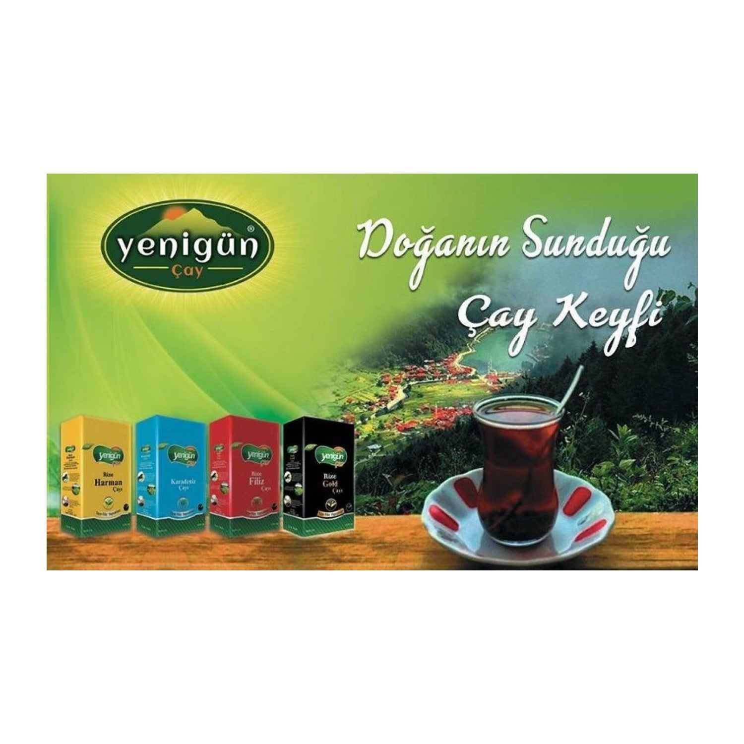 Yenigun sprout,gold,karadeniz tea 1000 g 3'lu Set - MALLTURK