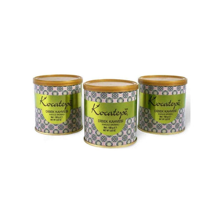 Kocatepe Coffee Dibek Coffee 100GR Tin 3-Pack - MALLTURK