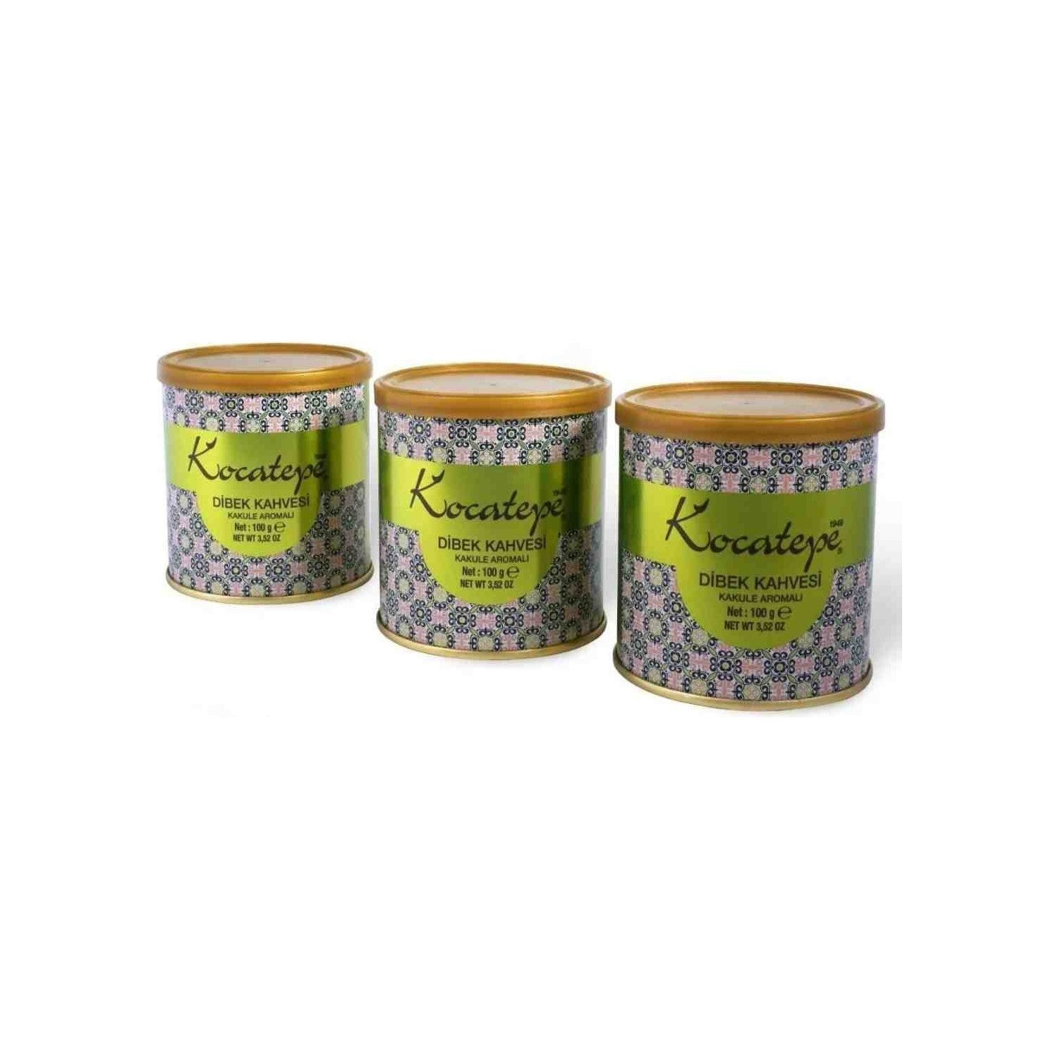 Kocatepe Coffee Dibek Coffee 100GR Tin 3-Pack - MALLTURK