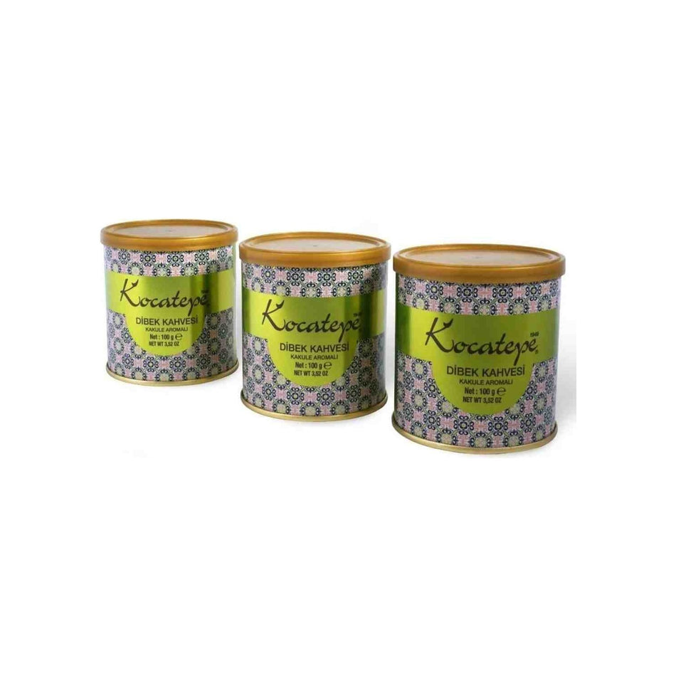 Kocatepe Coffee Dibek Coffee 100GR Tin 3-Pack - MALLTURK