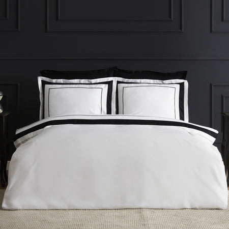 Karaca Home Charlotte Double Sateen Duvet Cover Set White - MALLTURK