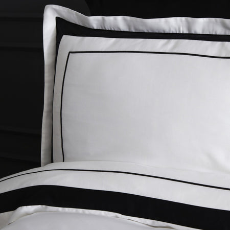 Karaca Home Charlotte Double Sateen Duvet Cover Set White - MALLTURK