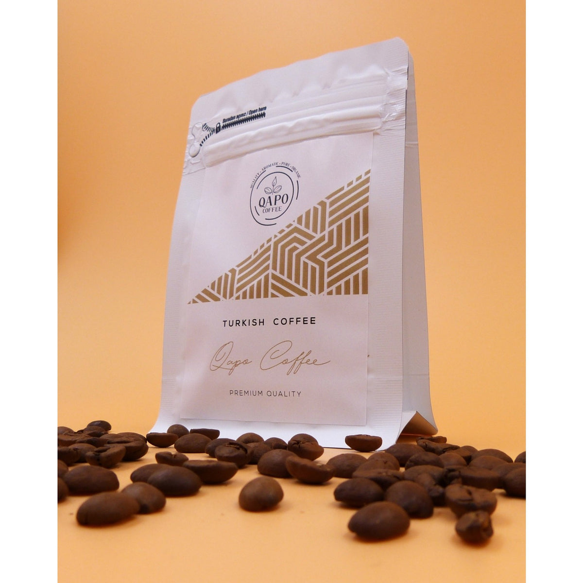 Qapo Coffee Premium Turkish Coffee 100 g - MALLTURK