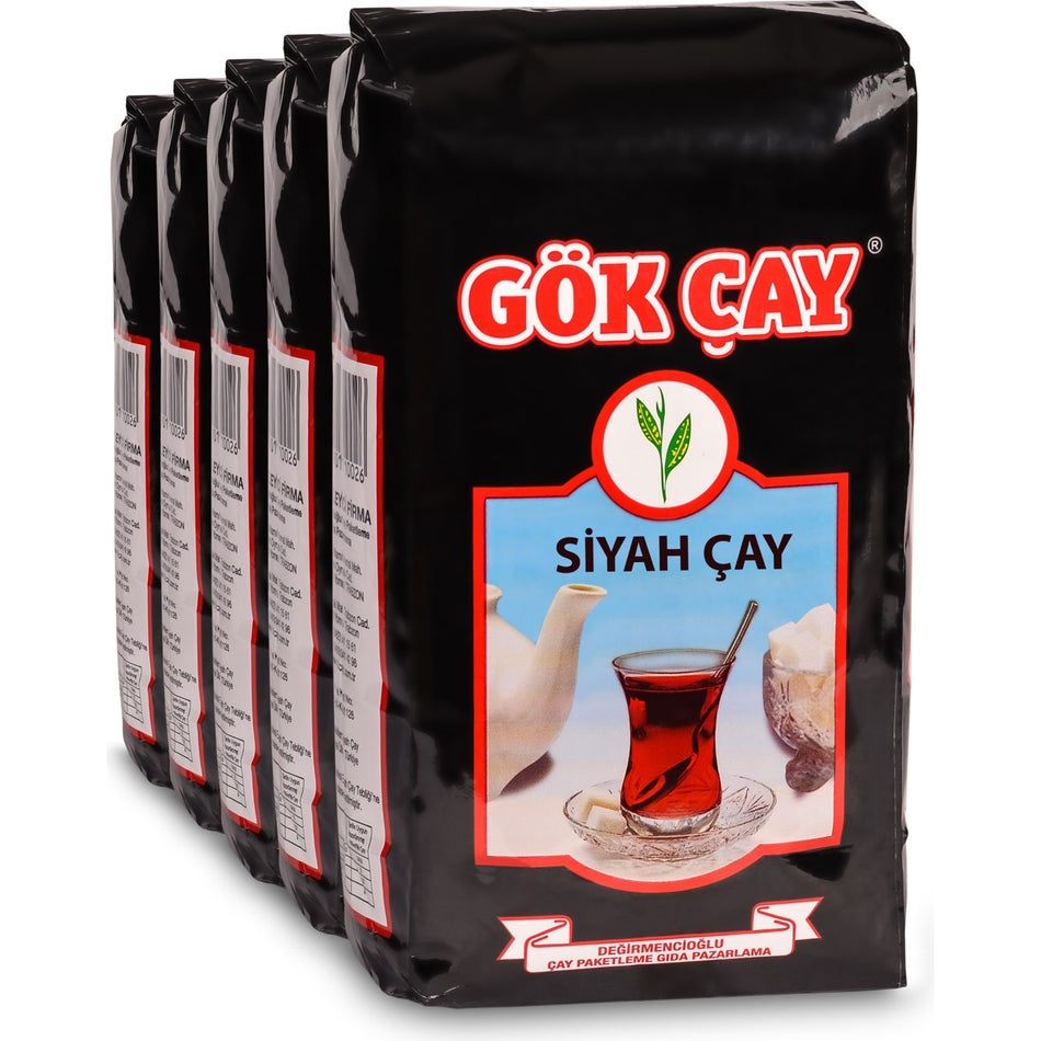 Gok tea Siyah Dokme 1 kg 5-pack - MALLTURK