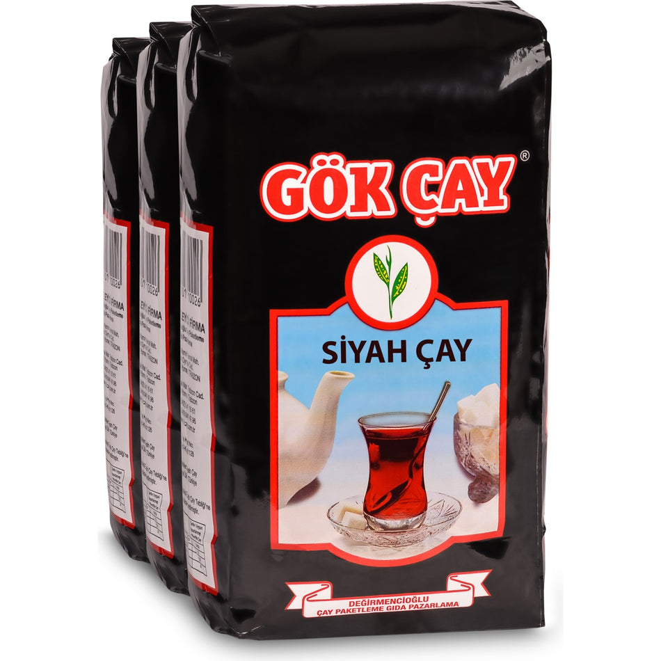 Gok tea Siyah Dokme 1 kg 3'lu - MALLTURK