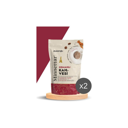 sekeroglu Minnettar Ottoman Coffee 2 x 165 gr (2 Packs) - MALLTURK