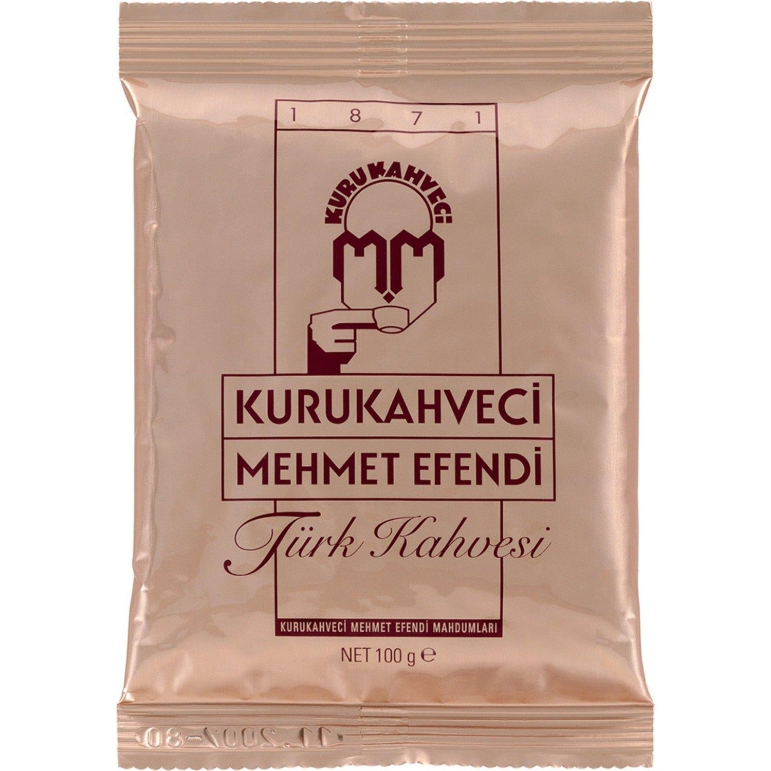 Kurukahveci Mehmet Efendi (Mehmet Efendi 100 gr x 25 Packs) and The Whirl Ground Turkish Coffee 250 gr - MALLTURK