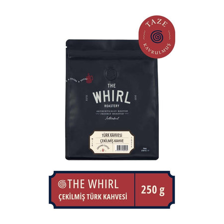 Kurukahveci Mehmet Efendi (Mehmet Efendi 100 gr x 25 Packs) and The Whirl Ground Turkish Coffee 250 gr - MALLTURK