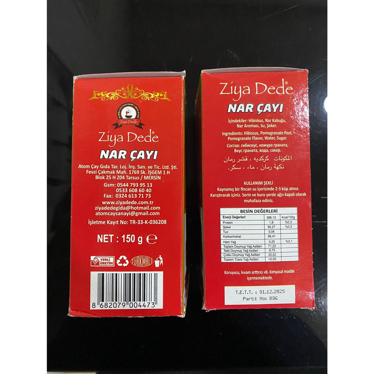 Ziya Dede pomegranate tea 150 g - MALLTURK