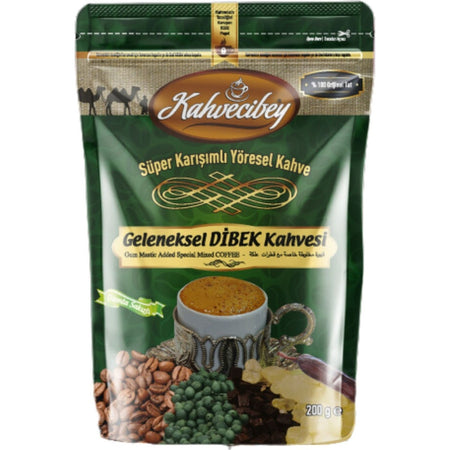 Kahvecibey Traditional Dibek Coffee 200 gr 6X200 gr - MALLTURK