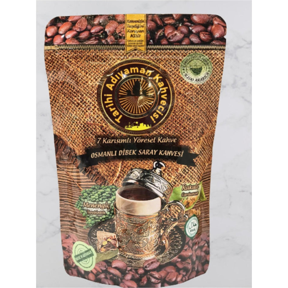 Tarihi Adiyaman Kahvecisi Ottoman Dibek Palace Coffee 200 g - MALLTURK