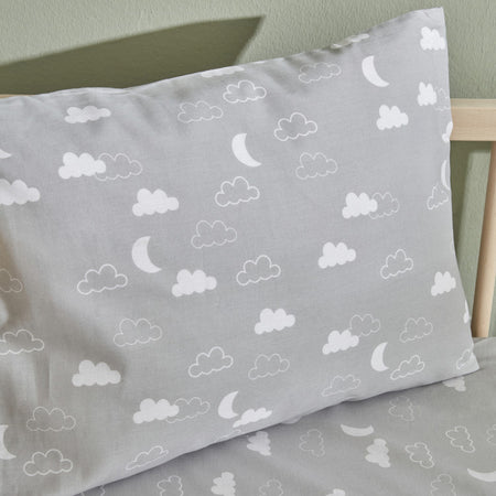 Karaca Home Baby Cloudy Pillow and Sheet Set Grey - MALLTURK