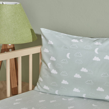 Karaca Home Baby Cloudy Pillow and Sheet Set Mint - MALLTURK