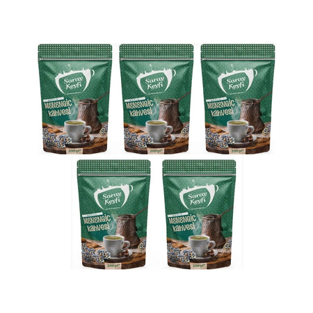 Saray Keyfi Milk and menengic Coffee 200 gr 5 Packs - MALLTURK