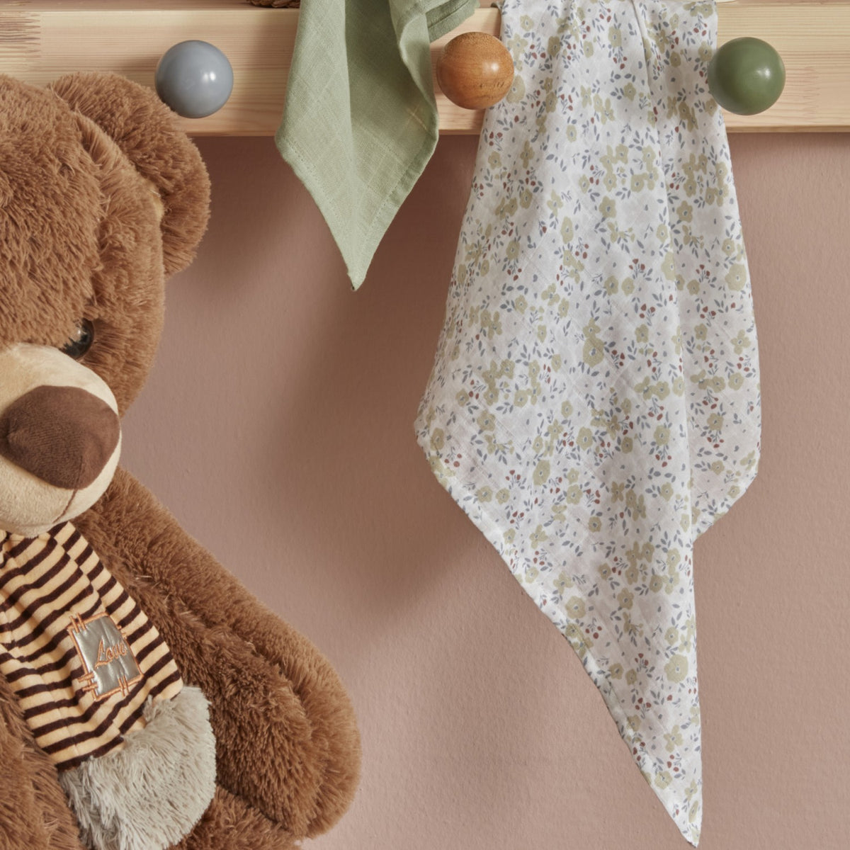 Karaca Home Little Flowers 2-Piece Baby Muslin Set - MALLTURK