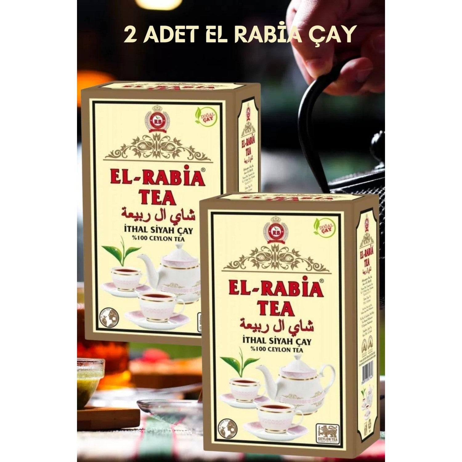 El Rabia tea 2 pieces 800 g - MALLTURK