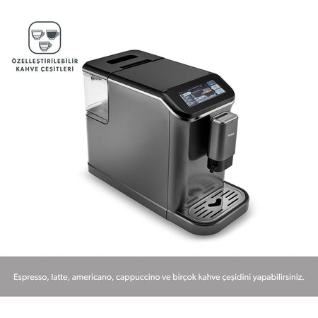 Homend Coffeebreak 5008H Fully Automatic Espresso Machine with Coffee Grinder and Touchscreen - MALLTURK