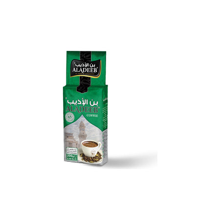 Aladeeb Coffee 200 gr Cardamom Flavored Turkish Coffee - MALLTURK
