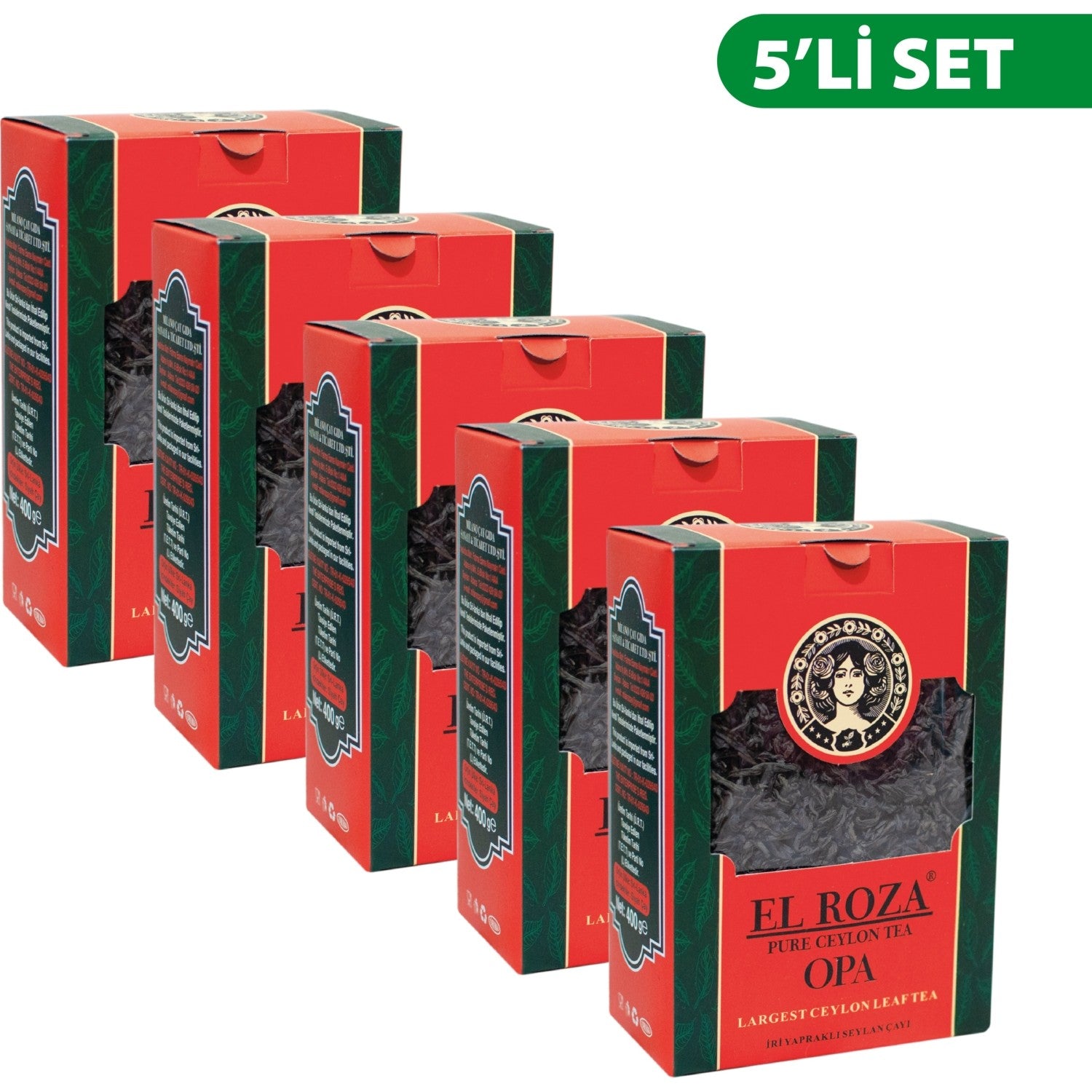 El Roza OPA CEYLON TEA black tea 400 G*5 pieces - MALLTURK