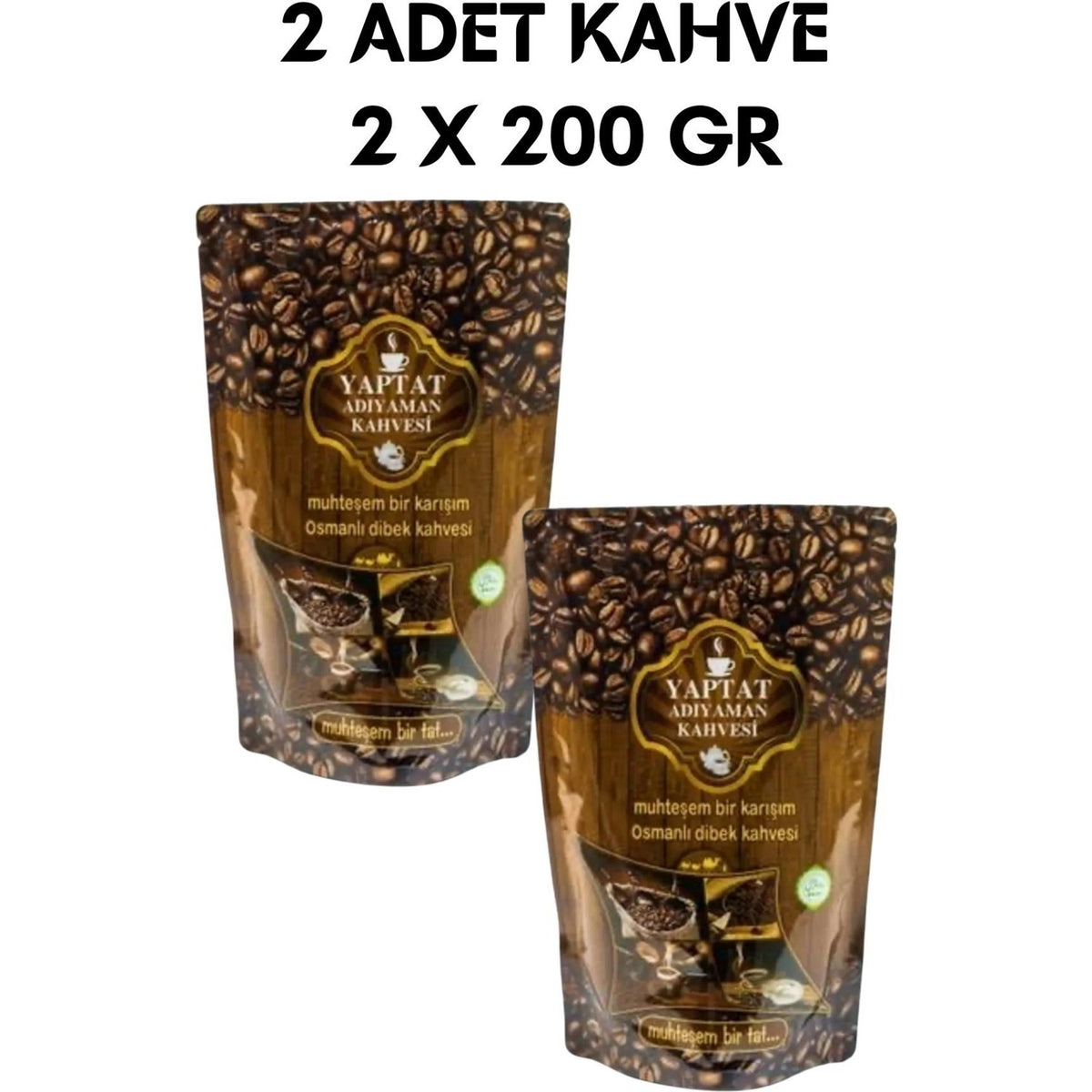 Yaptat Adiyaman Ottoman Dibek Coffee 200GR 2X200GR - MALLTURK