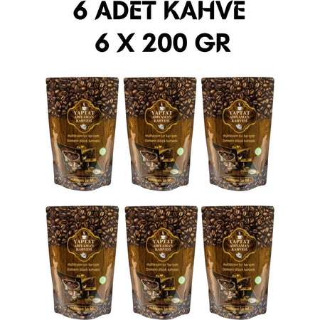 Yaptat Adiyaman Ottoman Dibek Coffee 200GR 6X200GR - MALLTURK