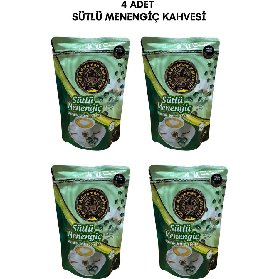 Historical Adiyaman Coffee House - Milk and menengic Coffee 200 gr (4 x 200g) - MALLTURK