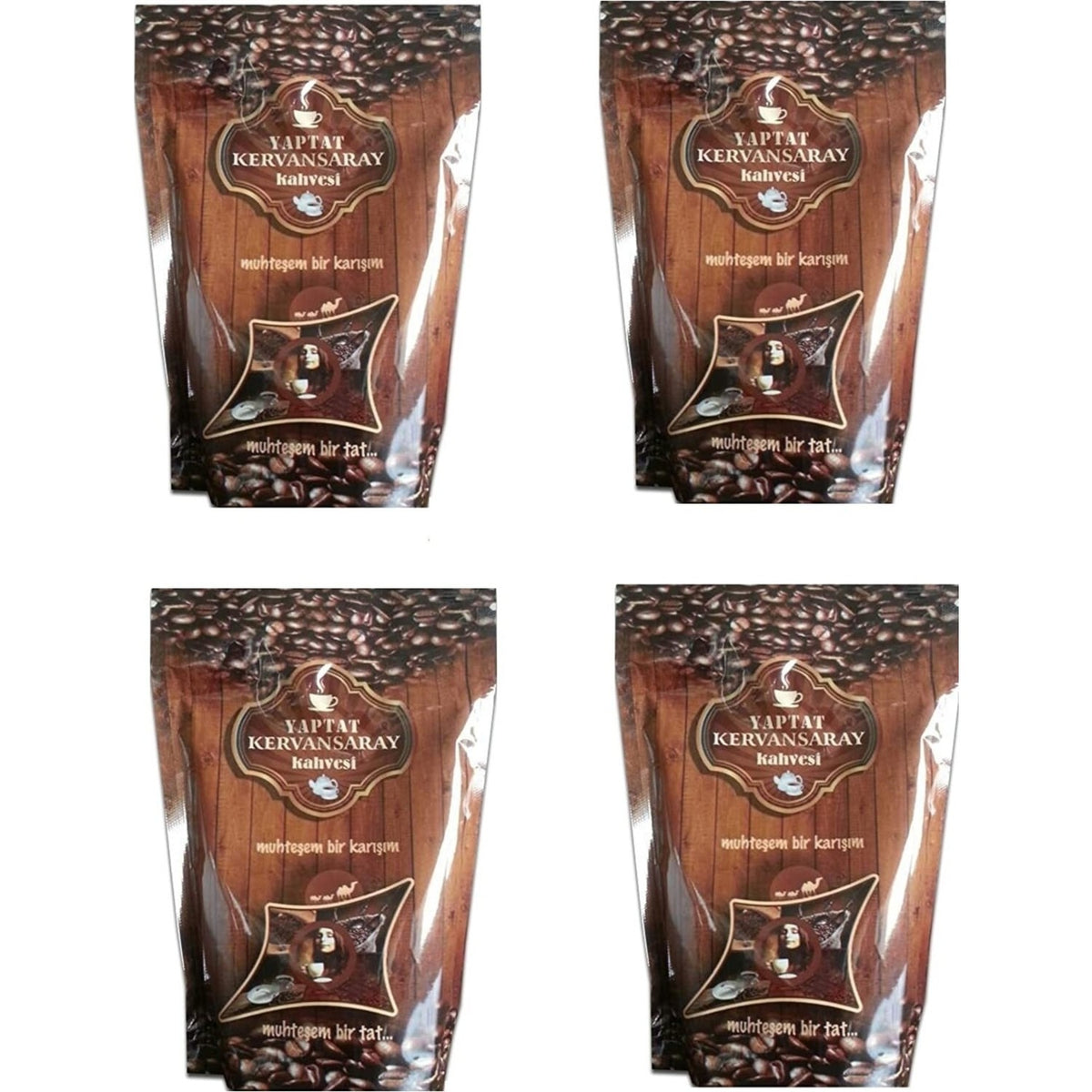 YaptatKervansaray Dibek Coffee 200 gr x 4 Packs - MALLTURK
