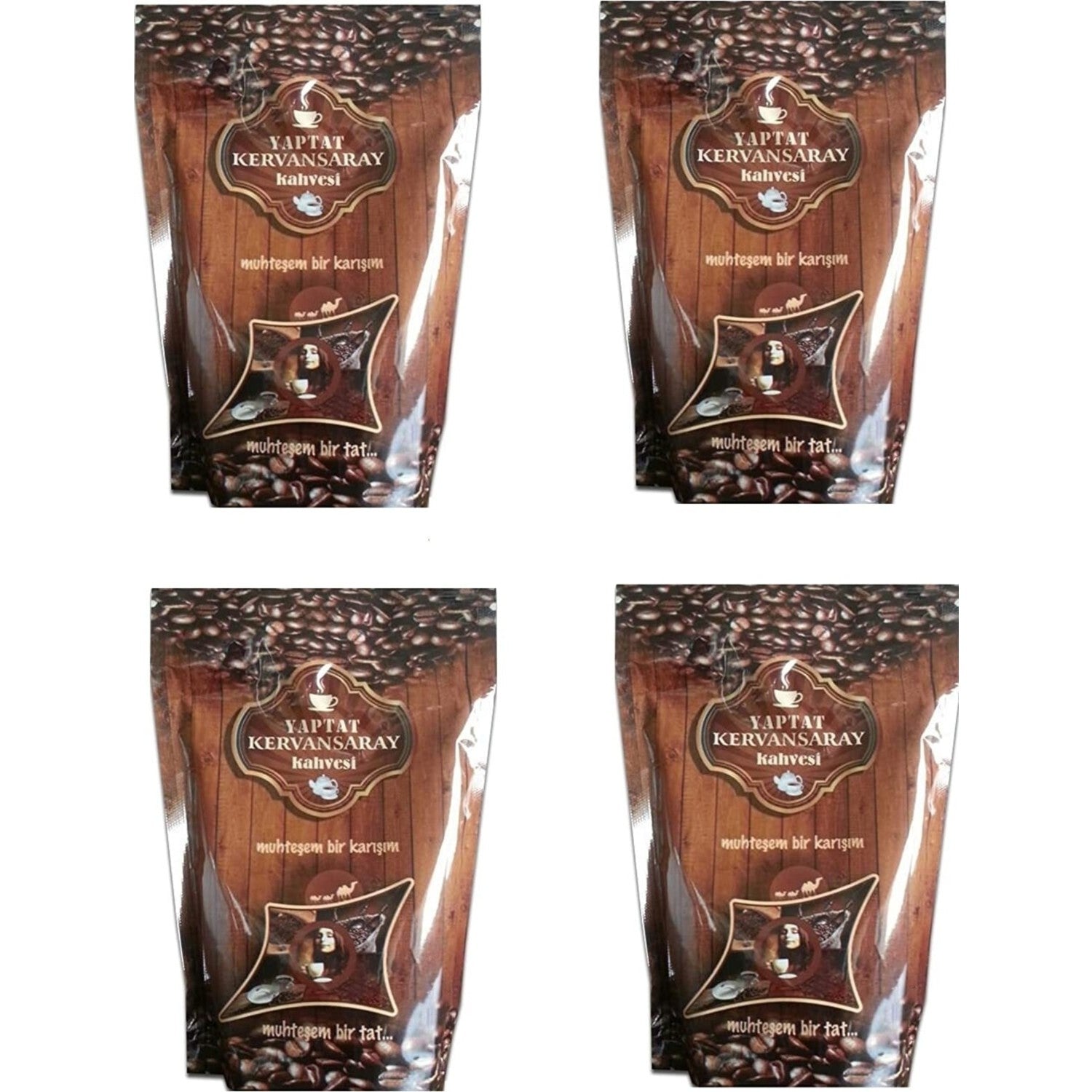 YaptatKervansaray Dibek Coffee 200 gr x 4 Packs - MALLTURK