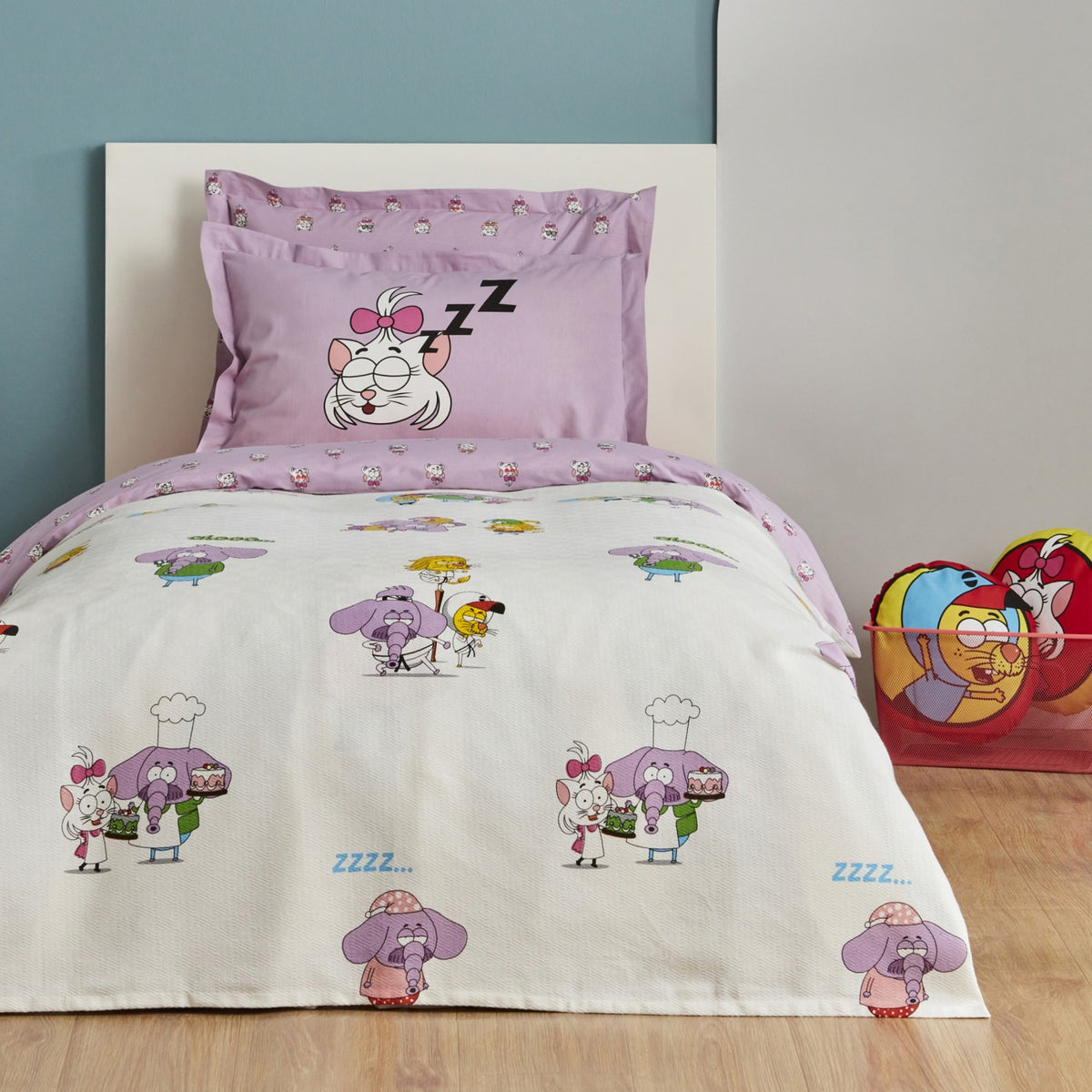 Karaca Home X King Shakir Food War Single Duvet Cover - MALLTURK