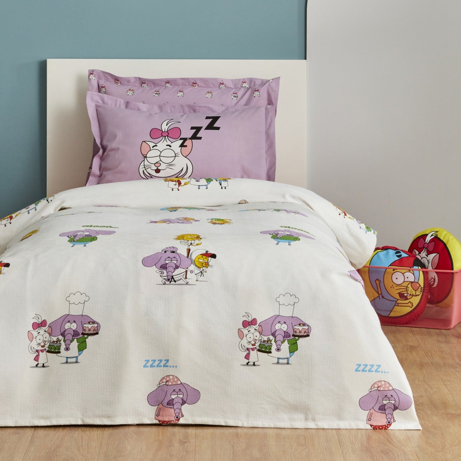 Karaca Home X King Shakir Food War Single Duvet Cover - MALLTURK