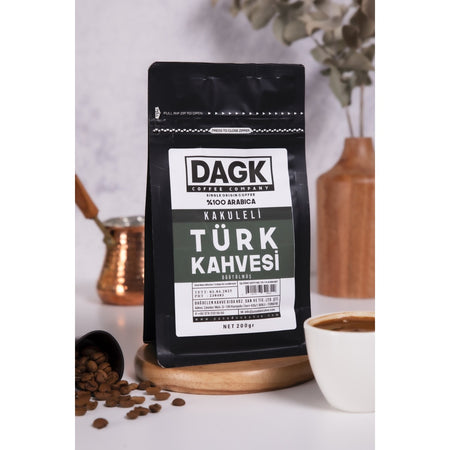 Dagk Cardamom-infused Turkish Coffee 200g Ground - MALLTURK