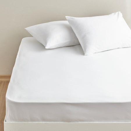 Karaca Home 100% Cotton Flat Sheet White Double Size - MALLTURK