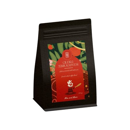 Mim And More Strawberry Flavored Turkish Coffee 200 gr - MALLTURK
