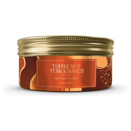 Mim And More Toffee Nut Turkish Coffee, Toffee Nut Flavored Turkish Coffee 150 gr - MALLTURK