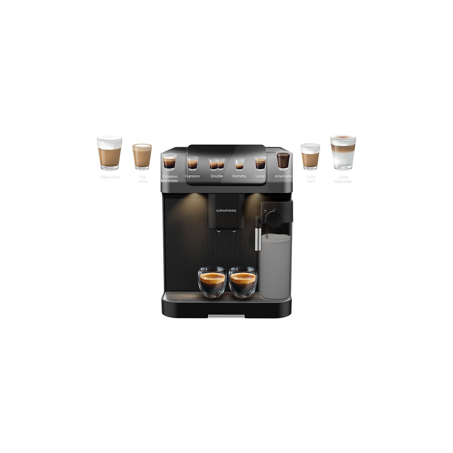 Grundig KVA 7230 Delisia Coffee Fully Automatic Espresso Machine, 1350 W - MALLTURK