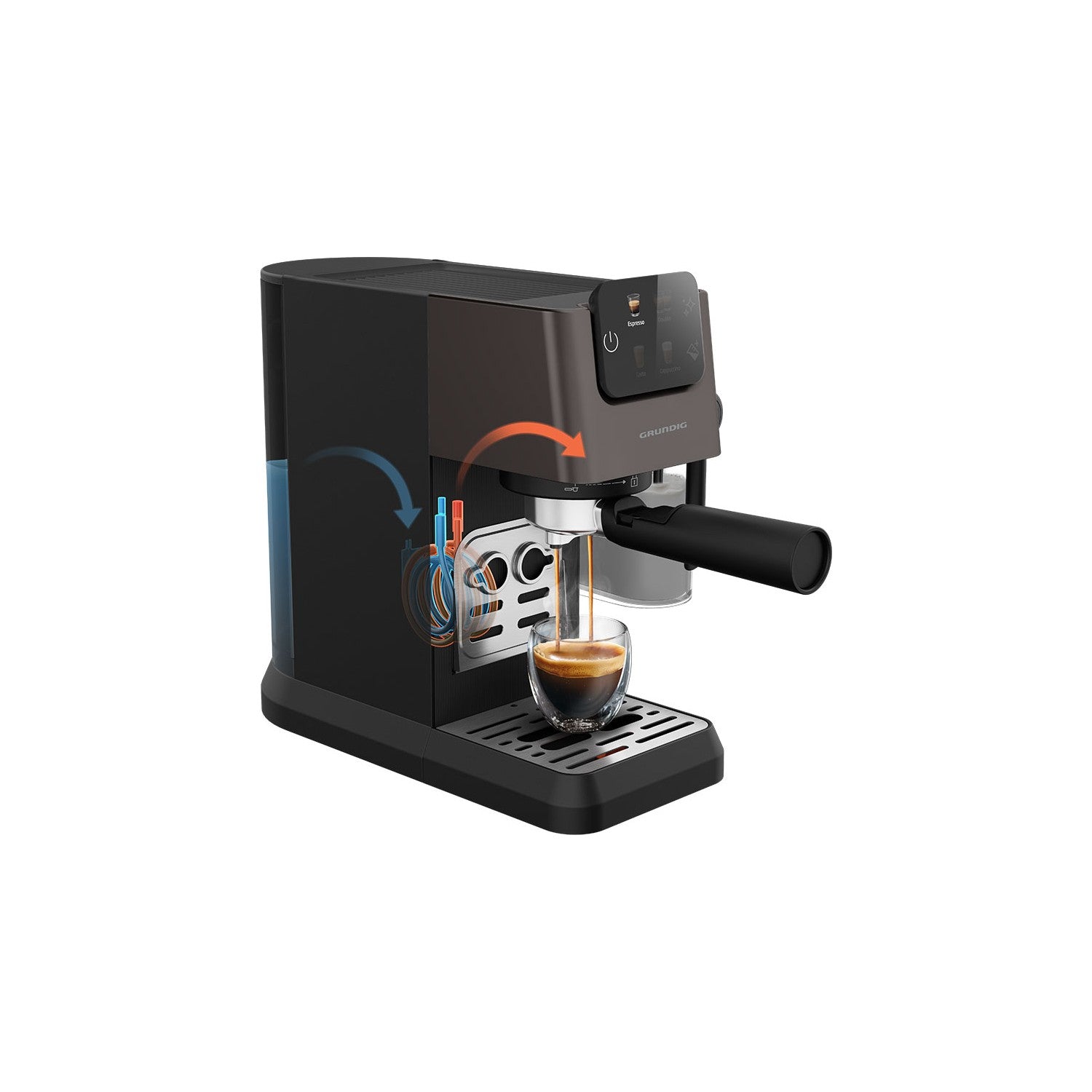 Grundig KSM 5330 Delisia Semi-Automatic Espresso Machine - 1350 W - MALLTURK