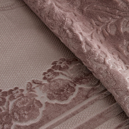 Karaca Home Valeria Queen 8-Piece Bridal Set, Rose Pink - MALLTURK