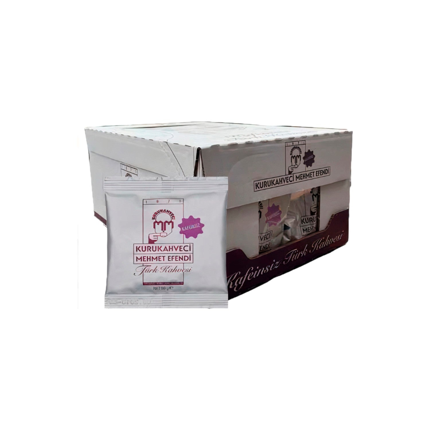 Kurukahveci Mehmet Efendi Caffeine-Free Turkish Coffee 50 gr (40 pack) - MALLTURK